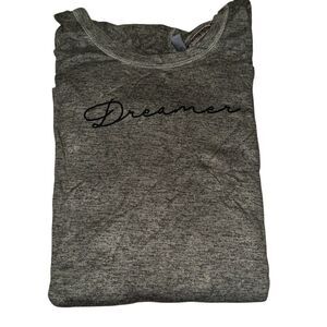 AnyBody Womens 3X Brushed Hacci Knit Swing Hem T‎ Shirt Sage Green NWT